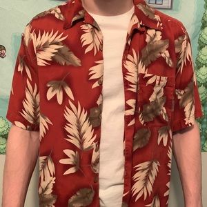 Vintage Red Hawaiian Shirt